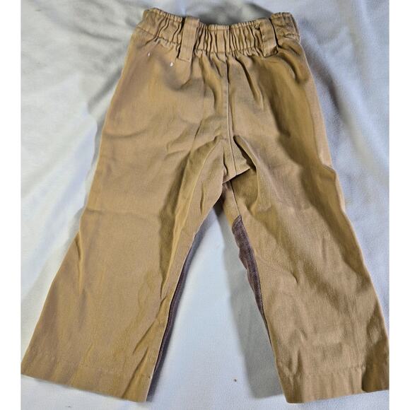 Vintage 2T Girls Pants Jack Tar Togs Plaid Beige Brown Button Pocket Pant 1970s - Picture 13 of 14